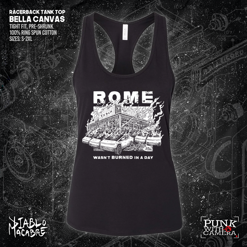Rome Wasn't Burnt In A Day - Two Color Version - Diablo Macabre