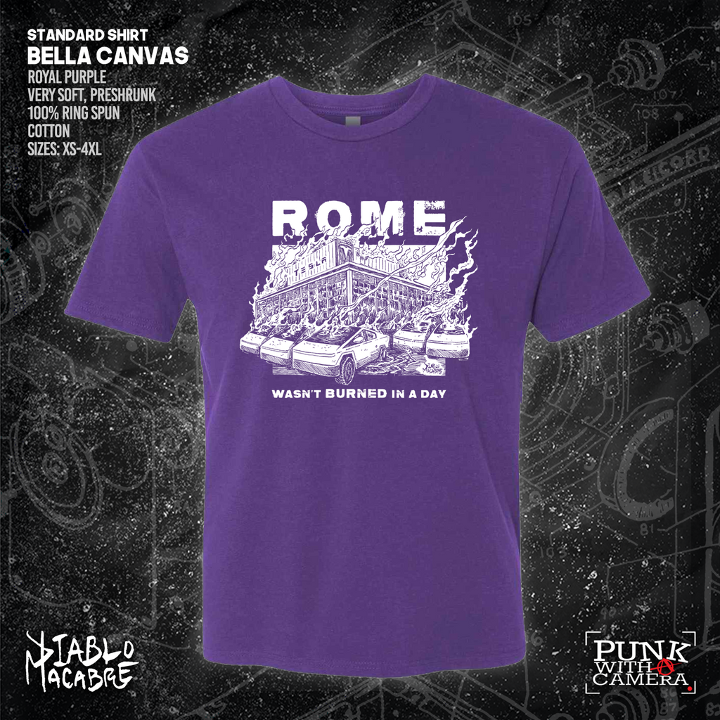 Rome Wasn't Burnt In A Day - Two Color Version - Diablo Macabre