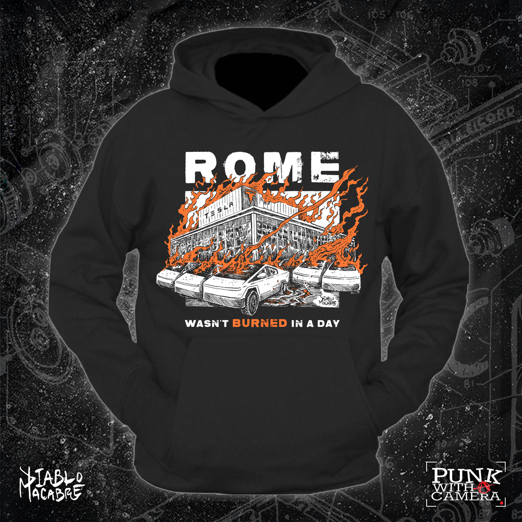 Rome Wasn't Burnt In A Day - Two Color Version - Diablo Macabre