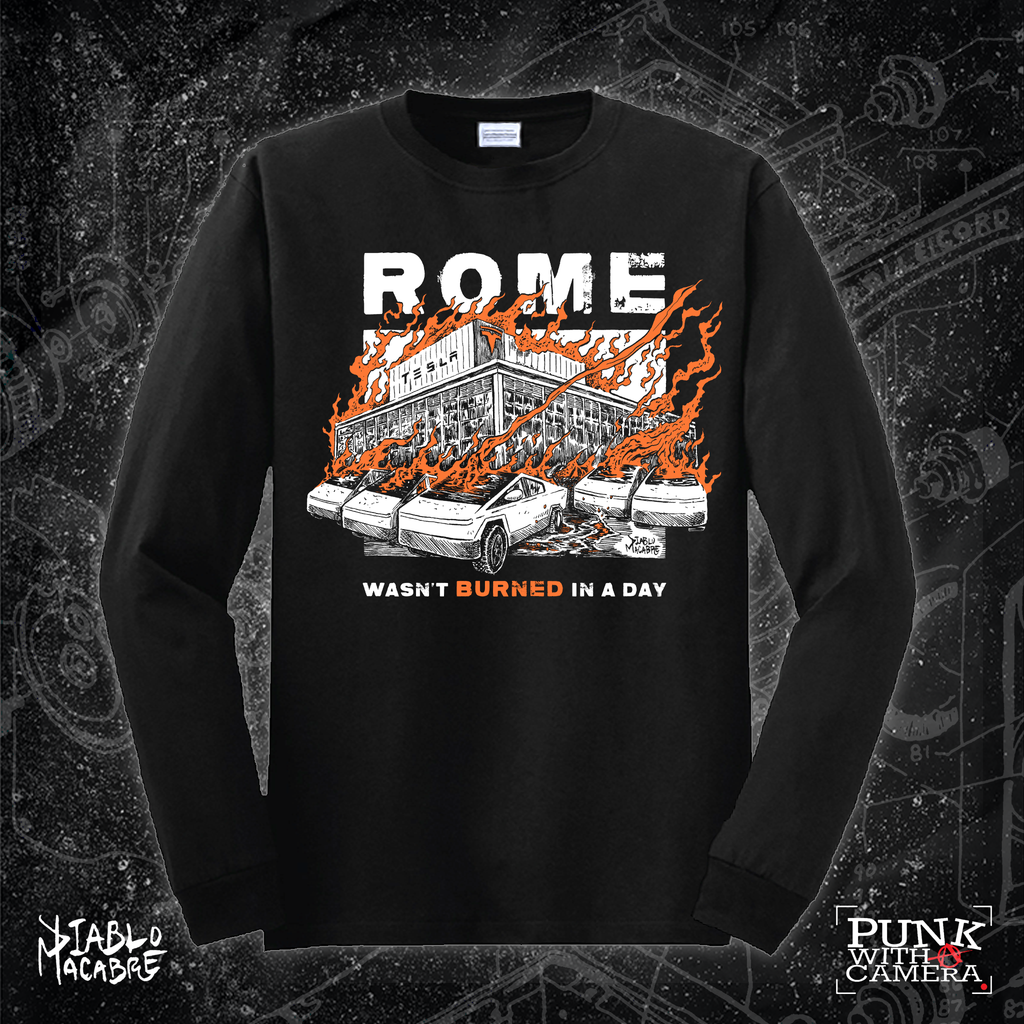 Rome Wasn't Burnt In A Day - Two Color Version - Diablo Macabre
