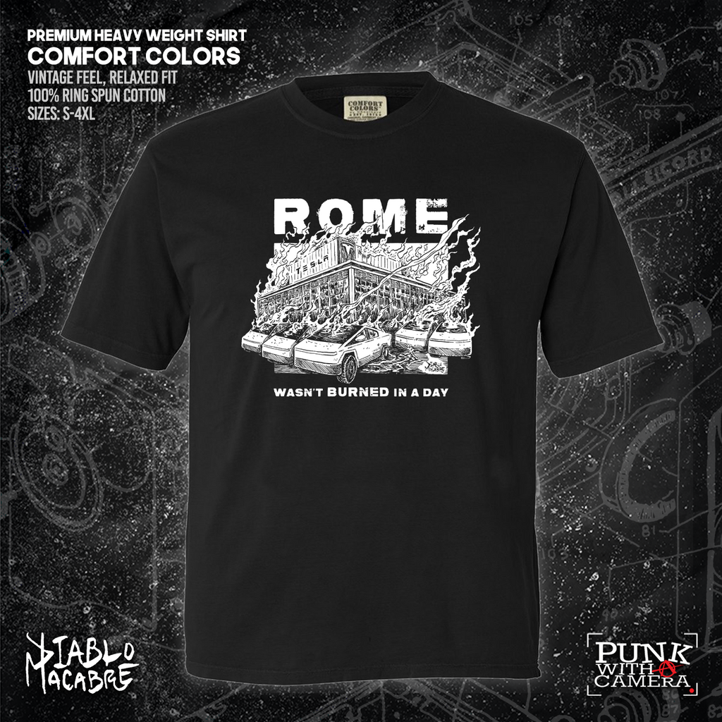 Rome Wasn't Burnt In A Day - Two Color Version - Diablo Macabre