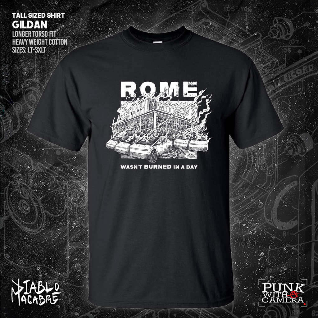 Rome Wasn't Burnt In A Day - Two Color Version - Diablo Macabre