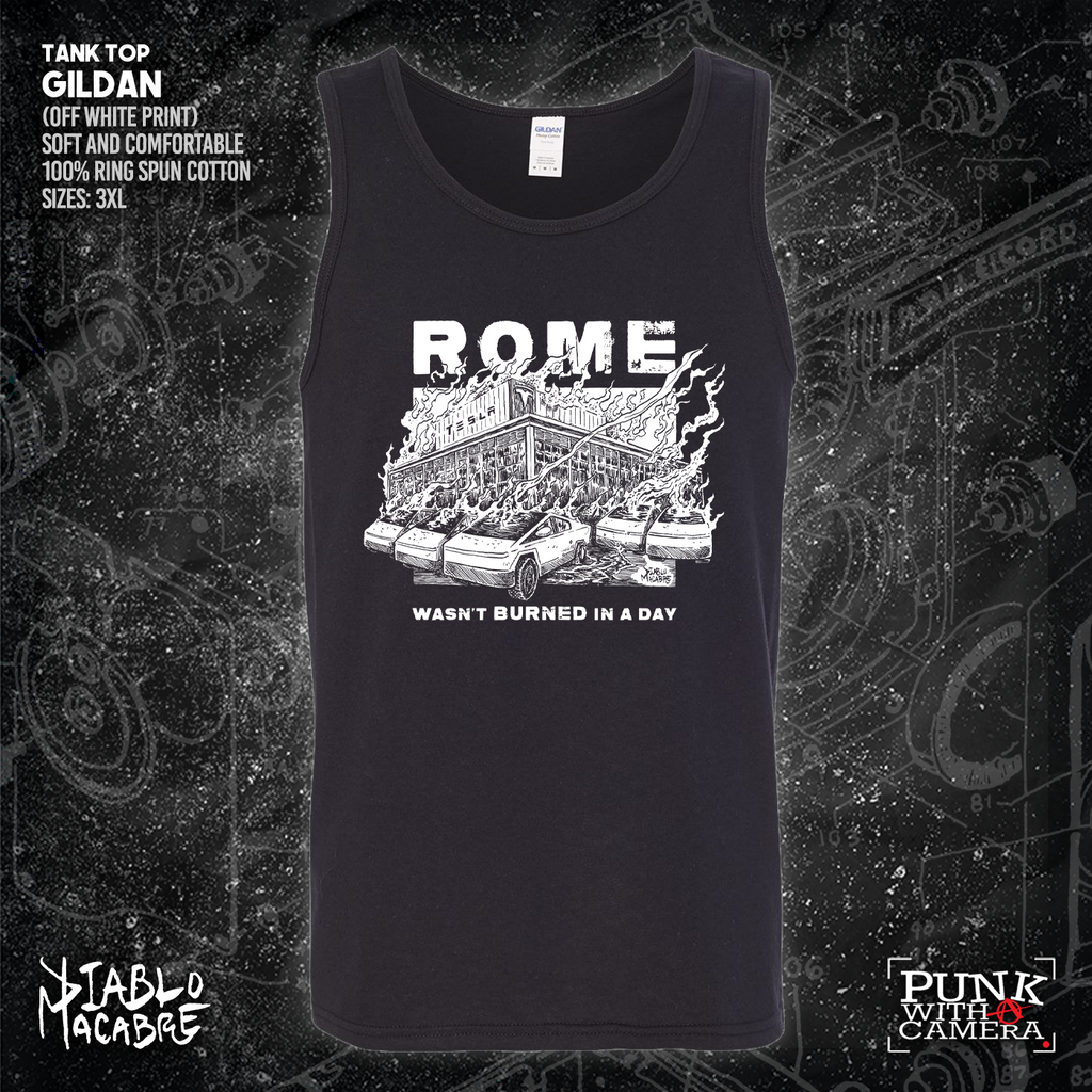 Rome Wasn't Burnt In A Day - Two Color Version - Diablo Macabre