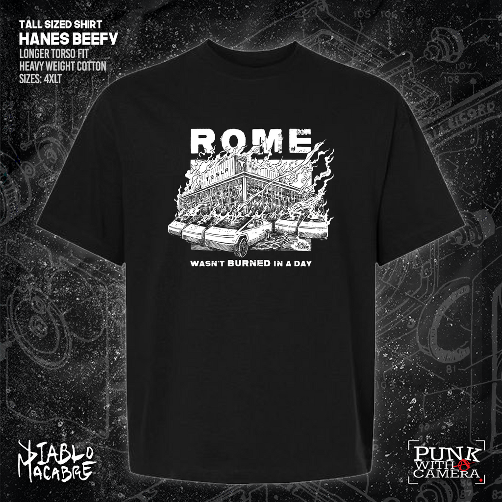 Rome Wasn't Burnt In A Day - Two Color Version - Diablo Macabre
