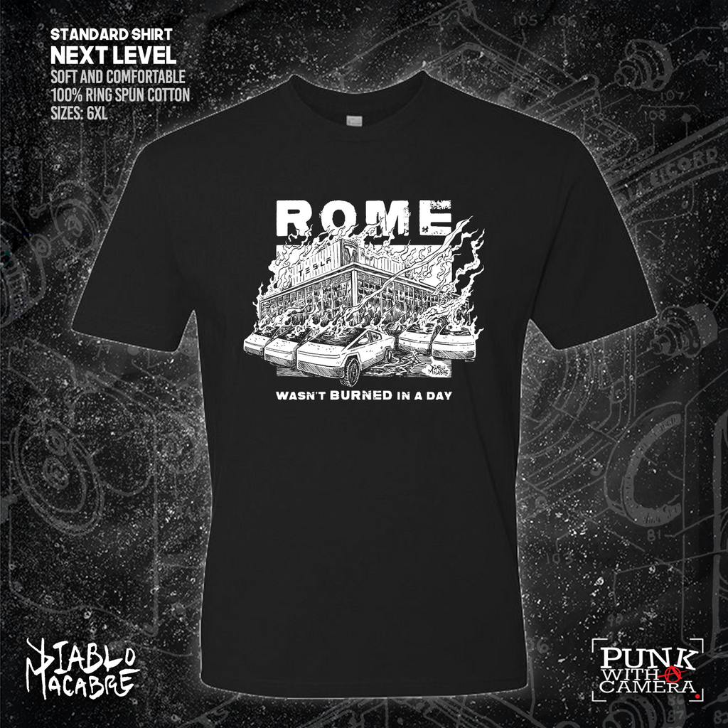 Rome Wasn't Burnt In A Day - Two Color Version - Diablo Macabre