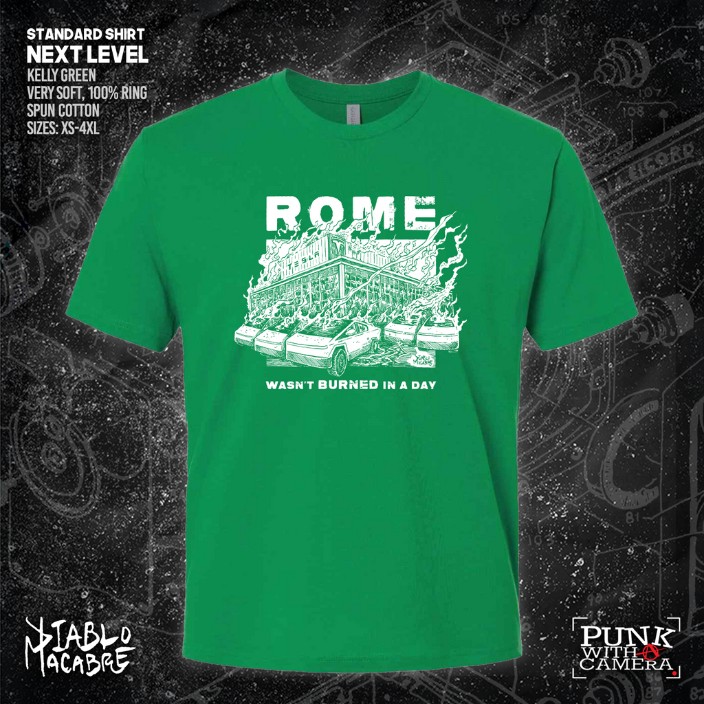 Rome Wasn't Burnt In A Day - Two Color Version - Diablo Macabre