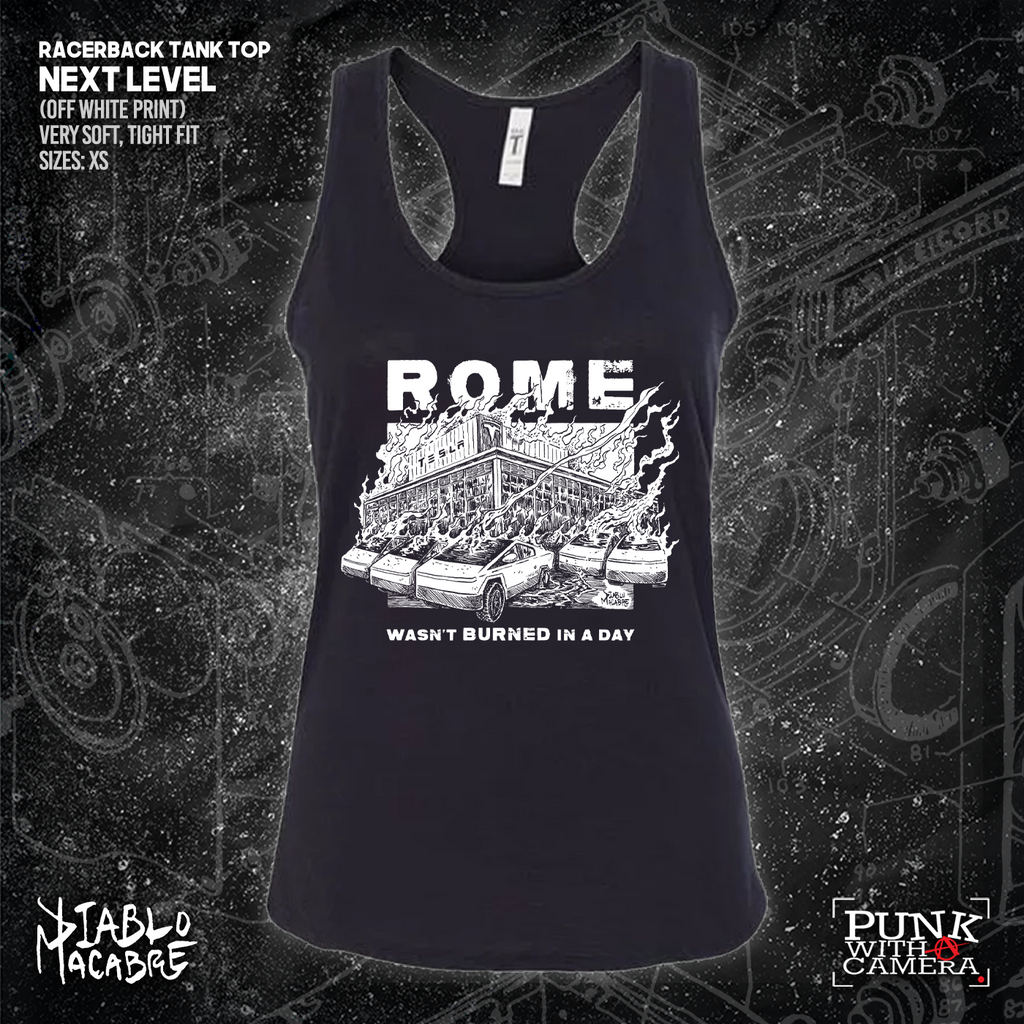 Rome Wasn't Burnt In A Day - Two Color Version - Diablo Macabre