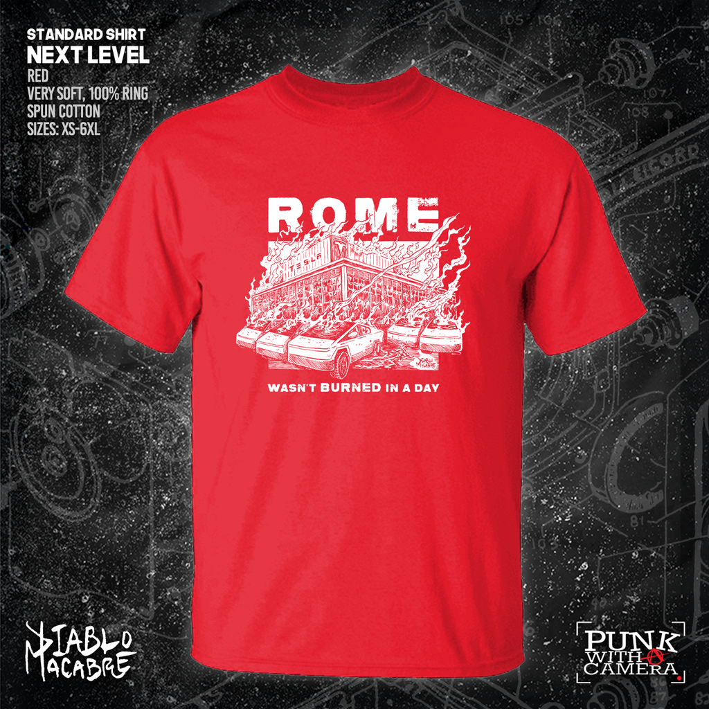 Rome Wasn't Burnt In A Day - Two Color Version - Diablo Macabre