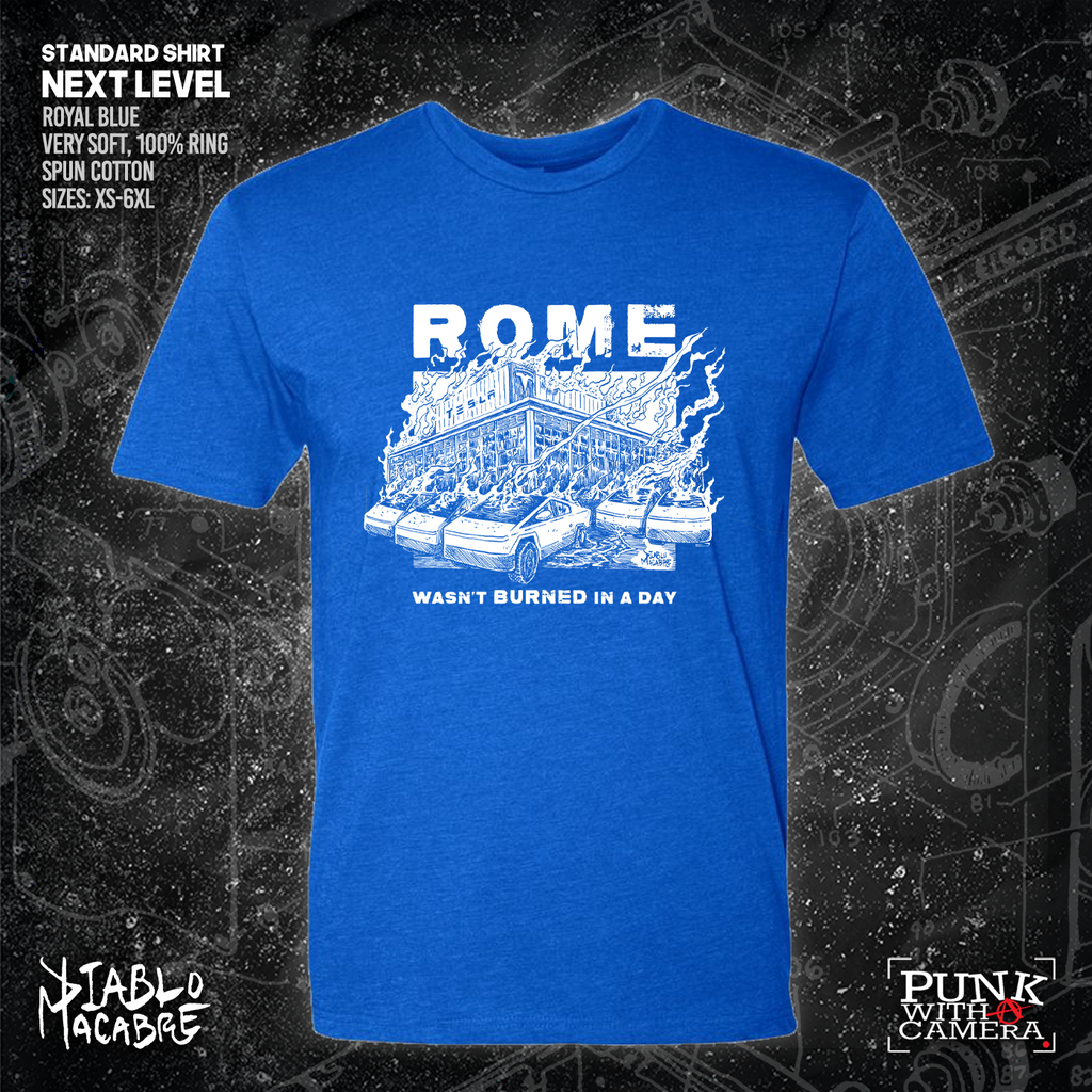 Rome Wasn't Burnt In A Day - Two Color Version - Diablo Macabre