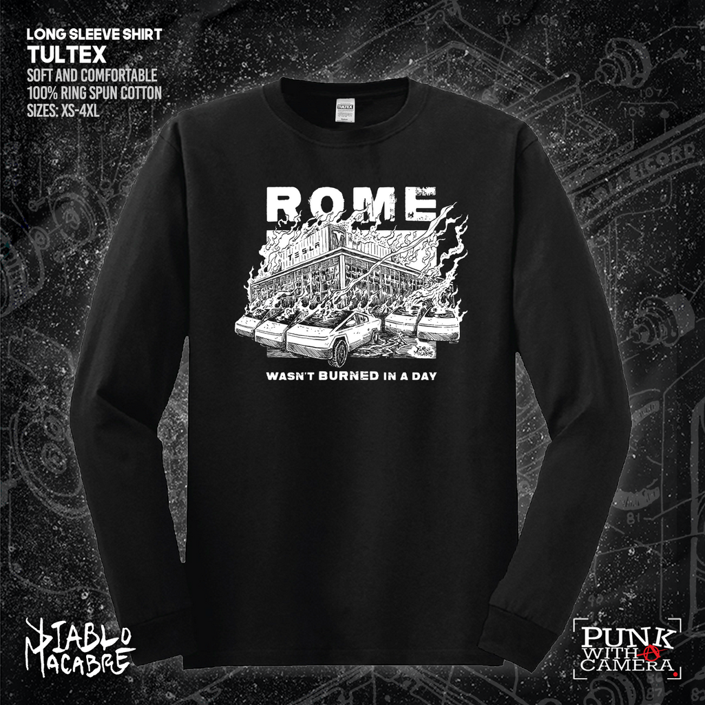 Rome Wasn't Burnt In A Day - Two Color Version - Diablo Macabre