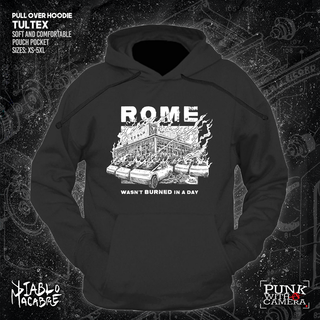Rome Wasn't Burnt In A Day - Two Color Version - Diablo Macabre