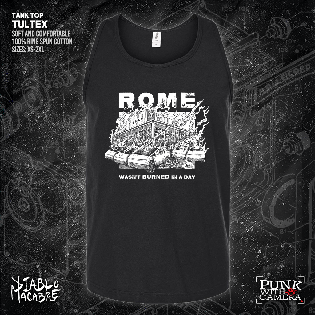 Rome Wasn't Burnt In A Day - Two Color Version - Diablo Macabre