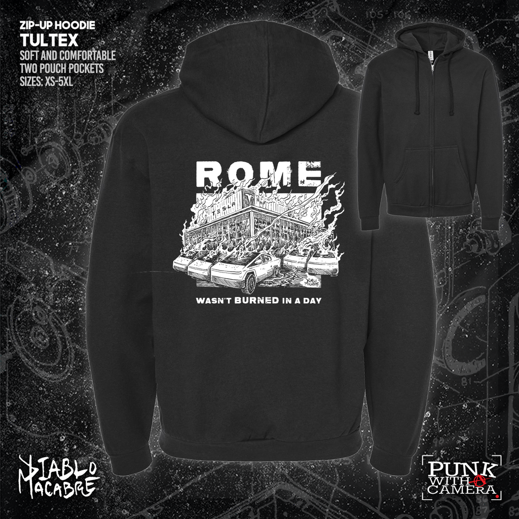 Rome Wasn't Burnt In A Day - Two Color Version - Diablo Macabre