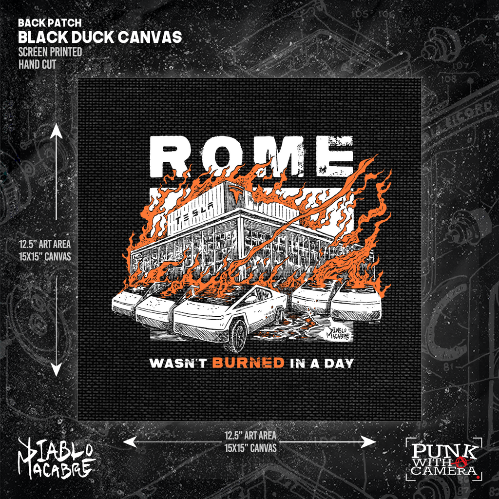 Rome Wasn't Burned In A Day - Backpatch