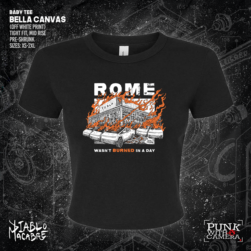 Rome Wasn't Burnt In A Day - Two Color Version - Diablo Macabre
