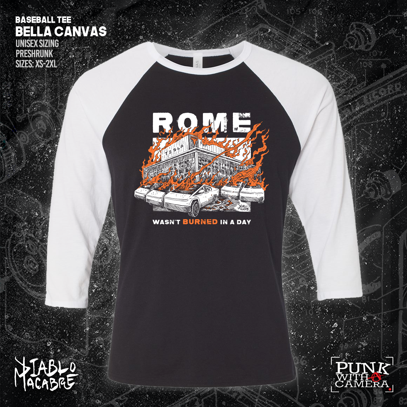 Rome Wasn't Burnt In A Day - Two Color Version - Diablo Macabre