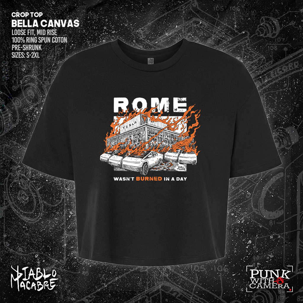 Rome Wasn't Burnt In A Day - Two Color Version - Diablo Macabre