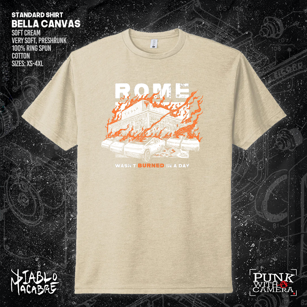 Rome Wasn't Burnt In A Day - Two Color Version - Diablo Macabre
