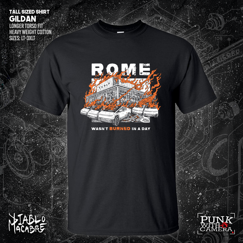 Rome Wasn't Burnt In A Day - Two Color Version - Diablo Macabre