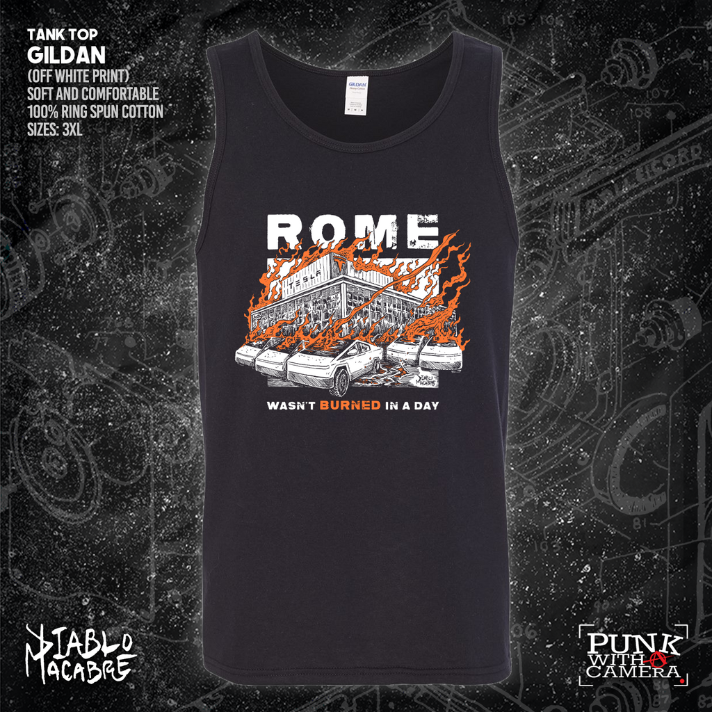 Rome Wasn't Burnt In A Day - Two Color Version - Diablo Macabre