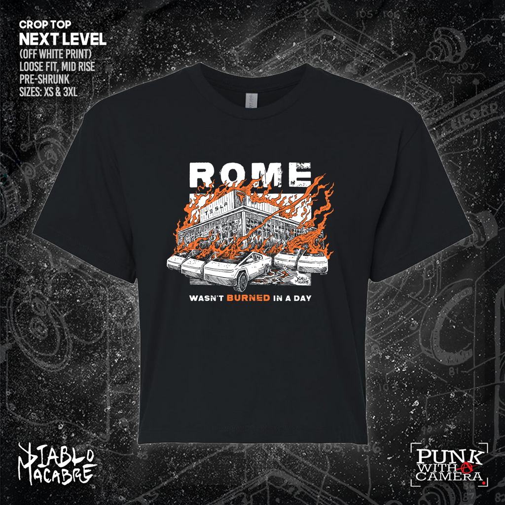 Rome Wasn't Burnt In A Day - Two Color Version - Diablo Macabre