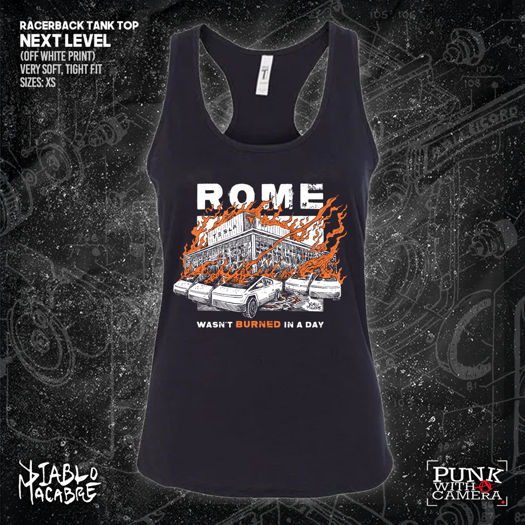 Rome Wasn't Burnt In A Day - Two Color Version - Diablo Macabre