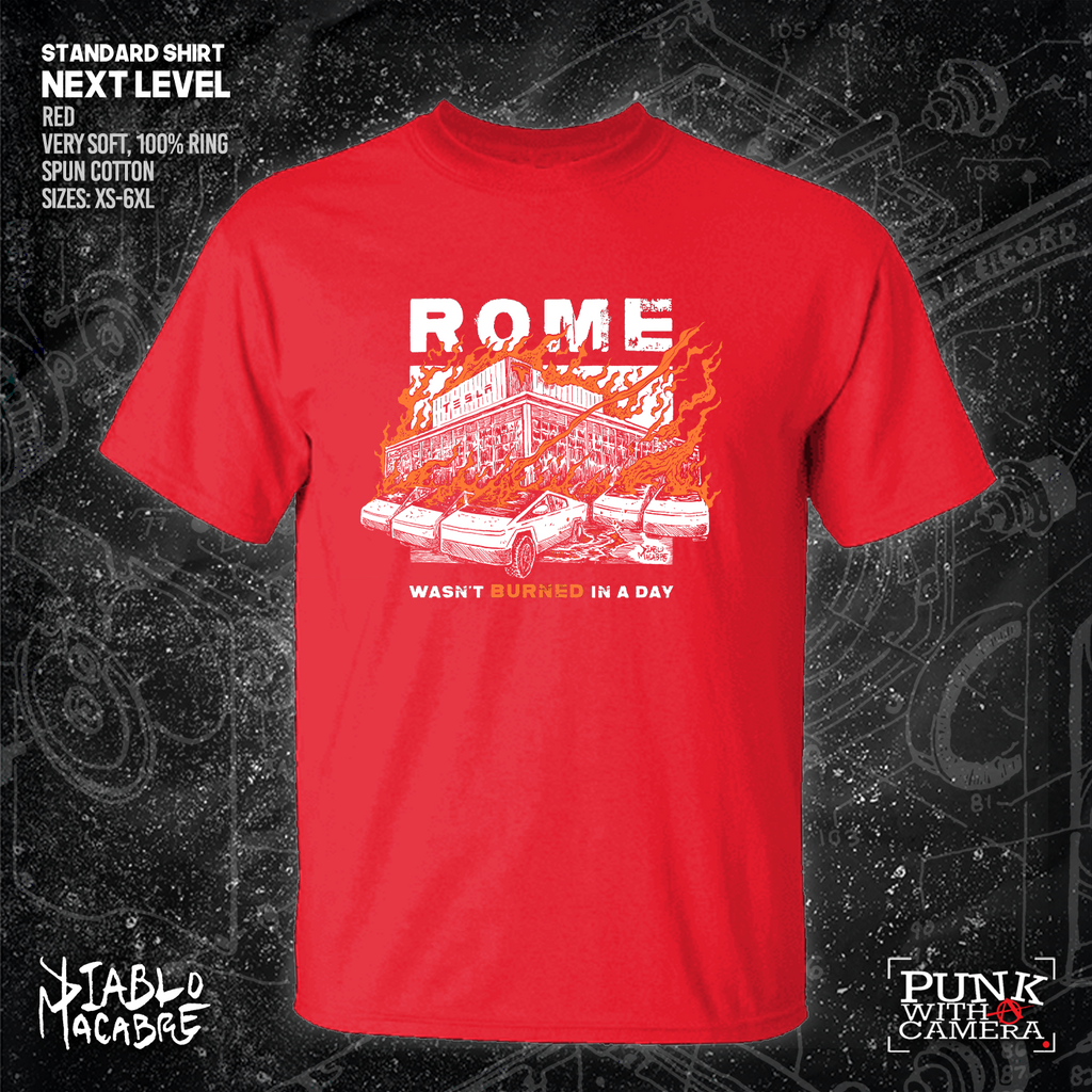 Rome Wasn't Burnt In A Day - Two Color Version - Diablo Macabre
