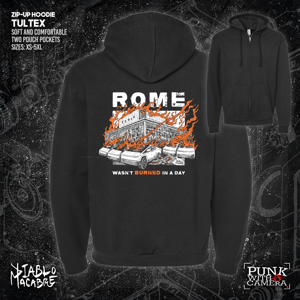 Rome Wasn't Burnt In A Day - Two Color Version - Diablo Macabre