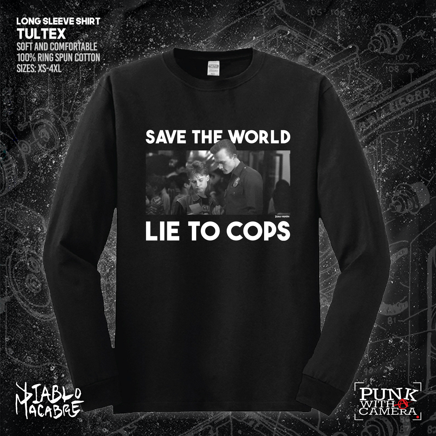 Save The World Lie To Cops (T2) - Diablo Macabre