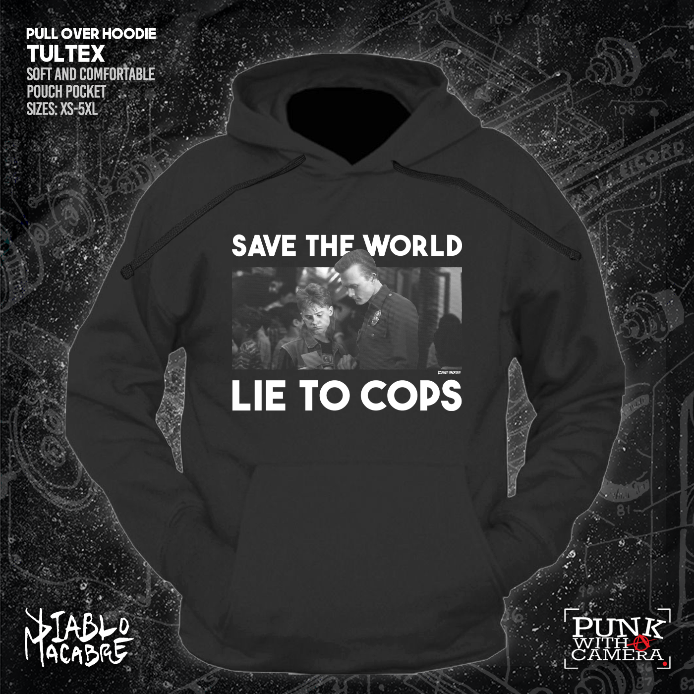 Save The World Lie To Cops (T2) - Diablo Macabre