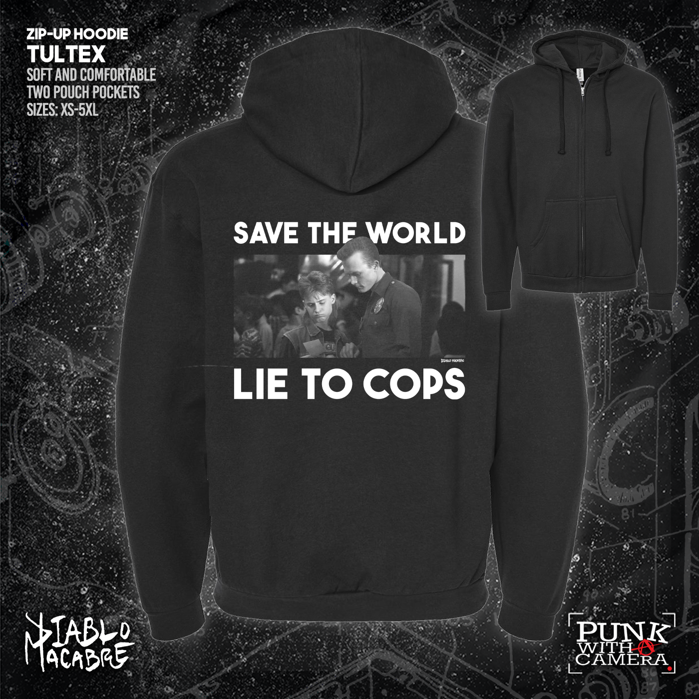 Save The World Lie To Cops (T2) - Diablo Macabre