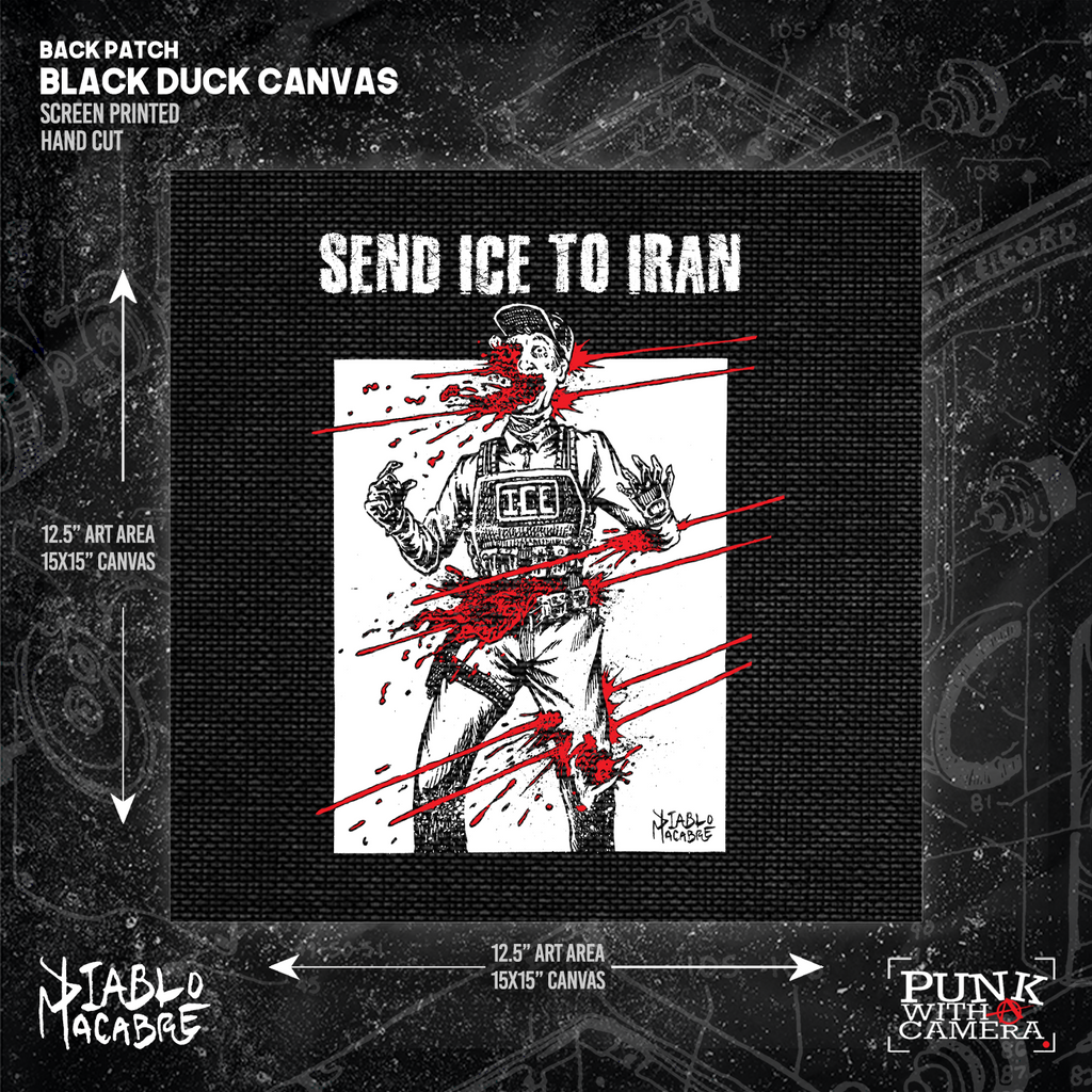 Send Ice To Iran - Backpatch