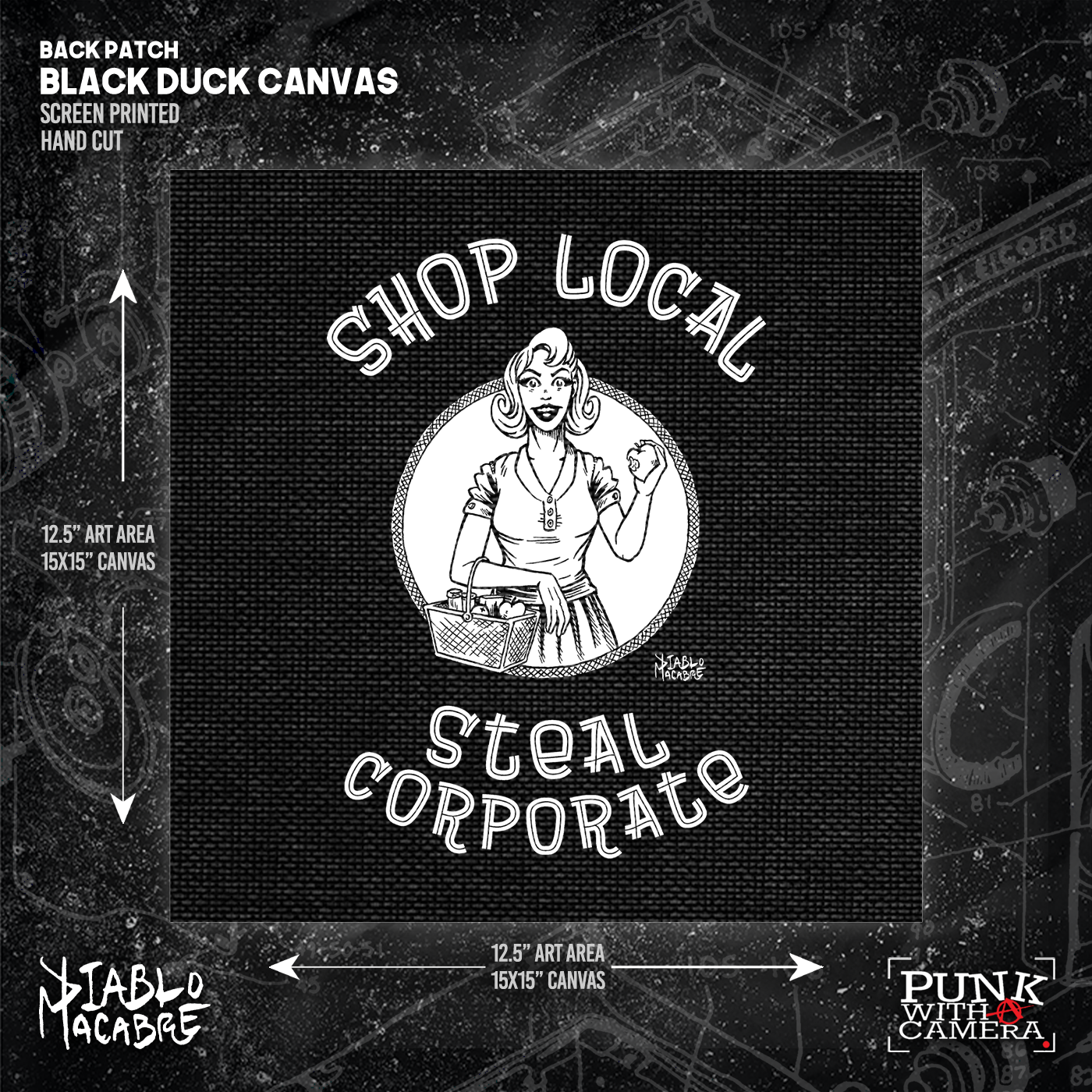 Shop Local Steal Corporate - Backpatch