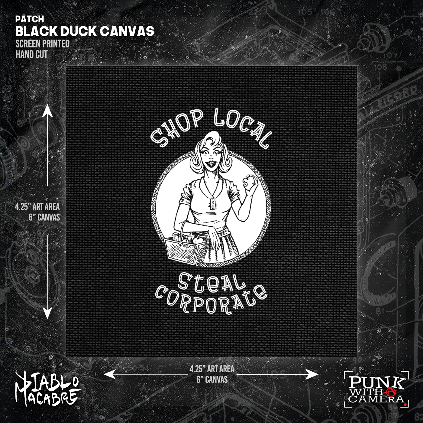 Shop Local Steal Corporate - Patch (6x6)