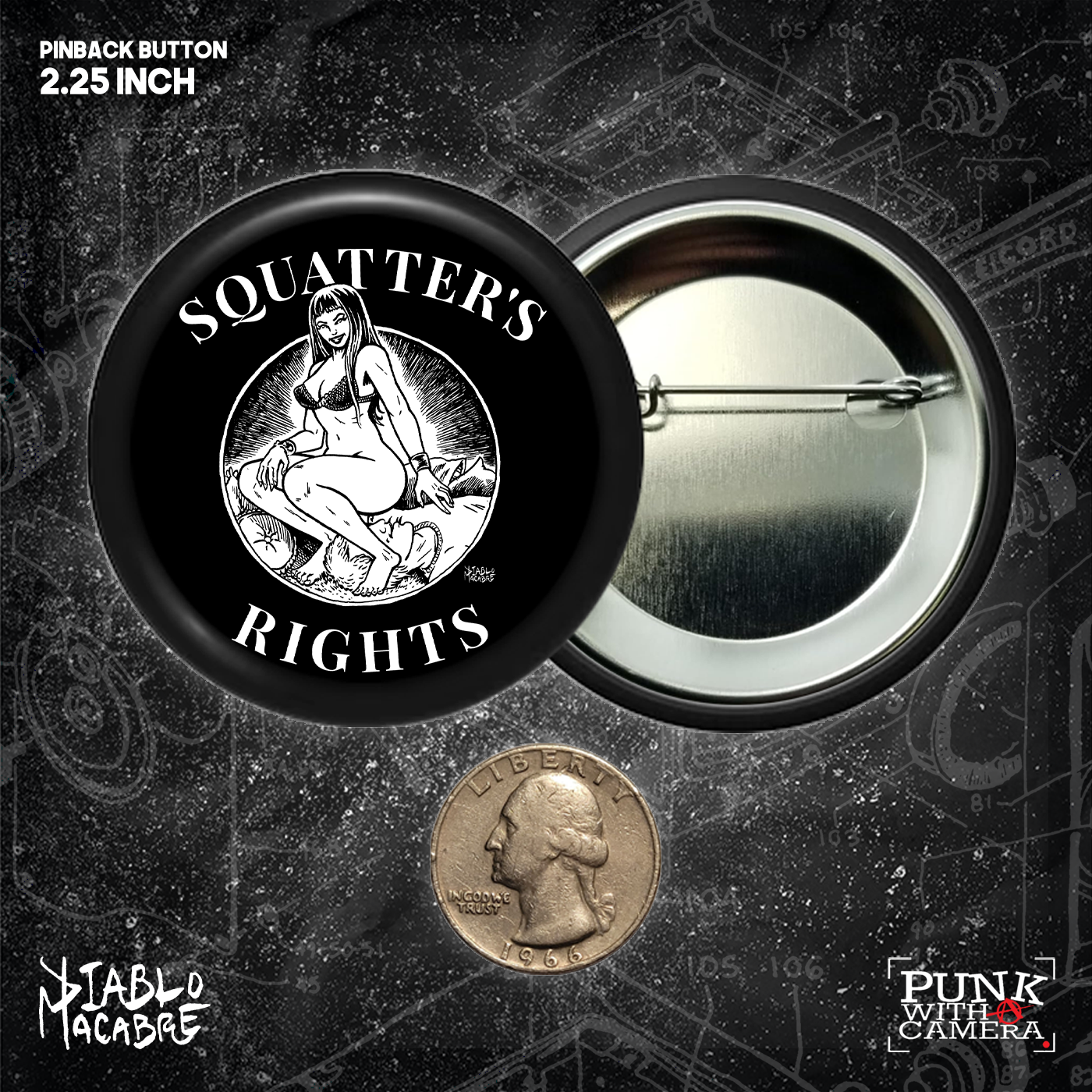 Squatter's Rights - Buttons (1.25, 1.5, & 2.25 Inch)