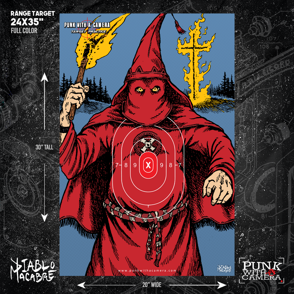 Grand Wizard Klansman Target Practice - Gun Range Target