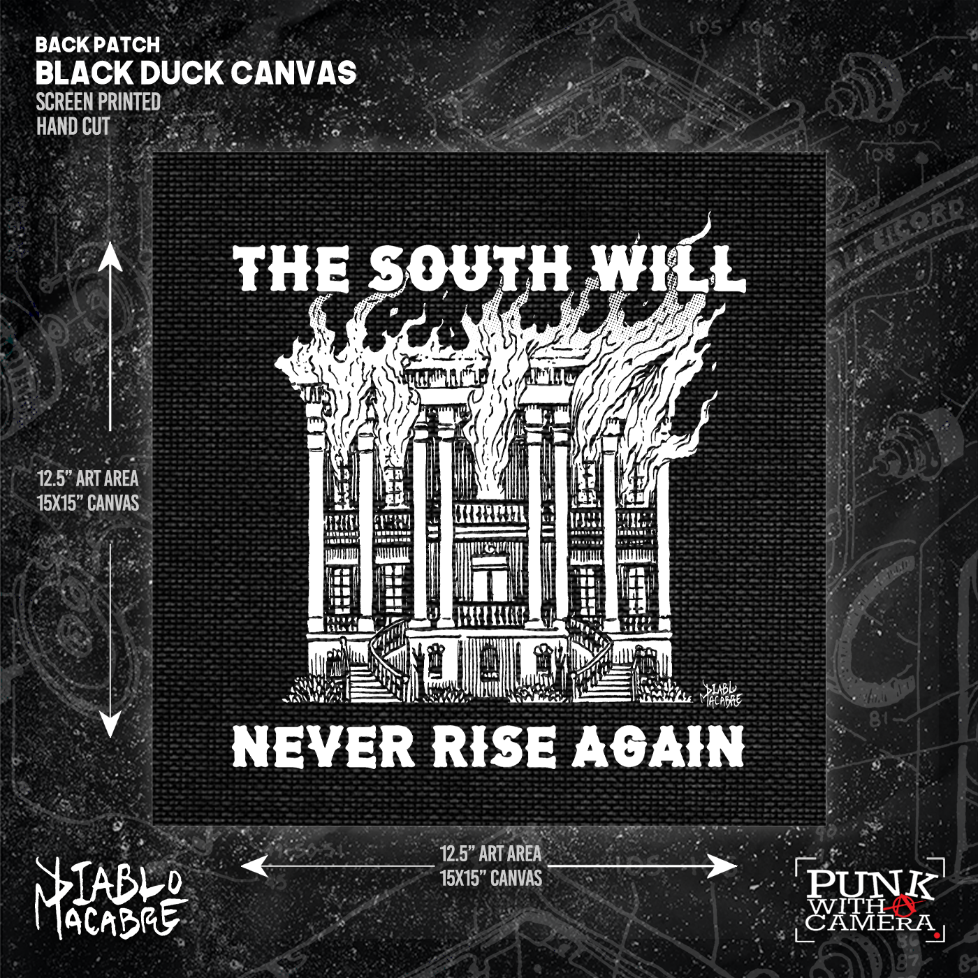The South Will Never Rise Again - Backpatch