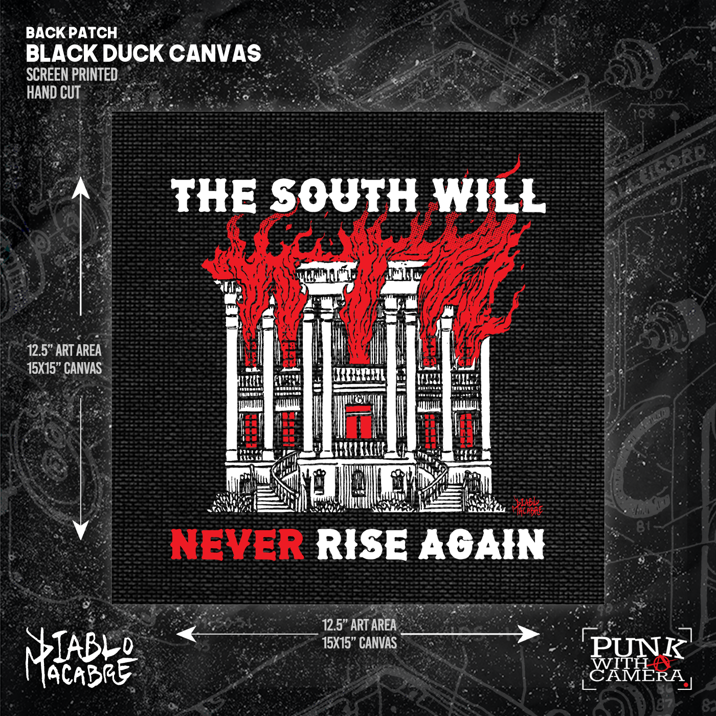 The South Will Never Rise Again - Backpatch