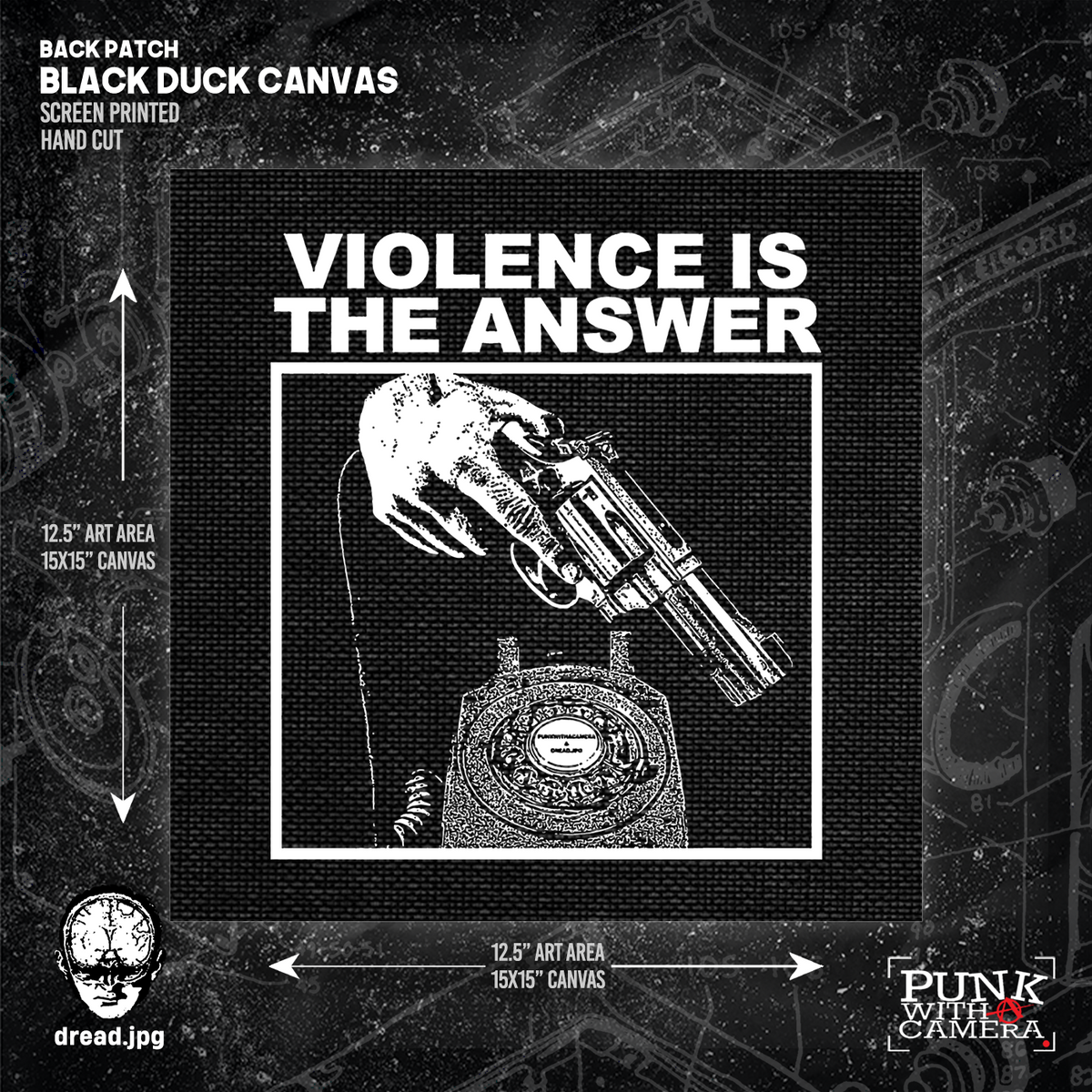 Violence Is The Answer - Backpatch