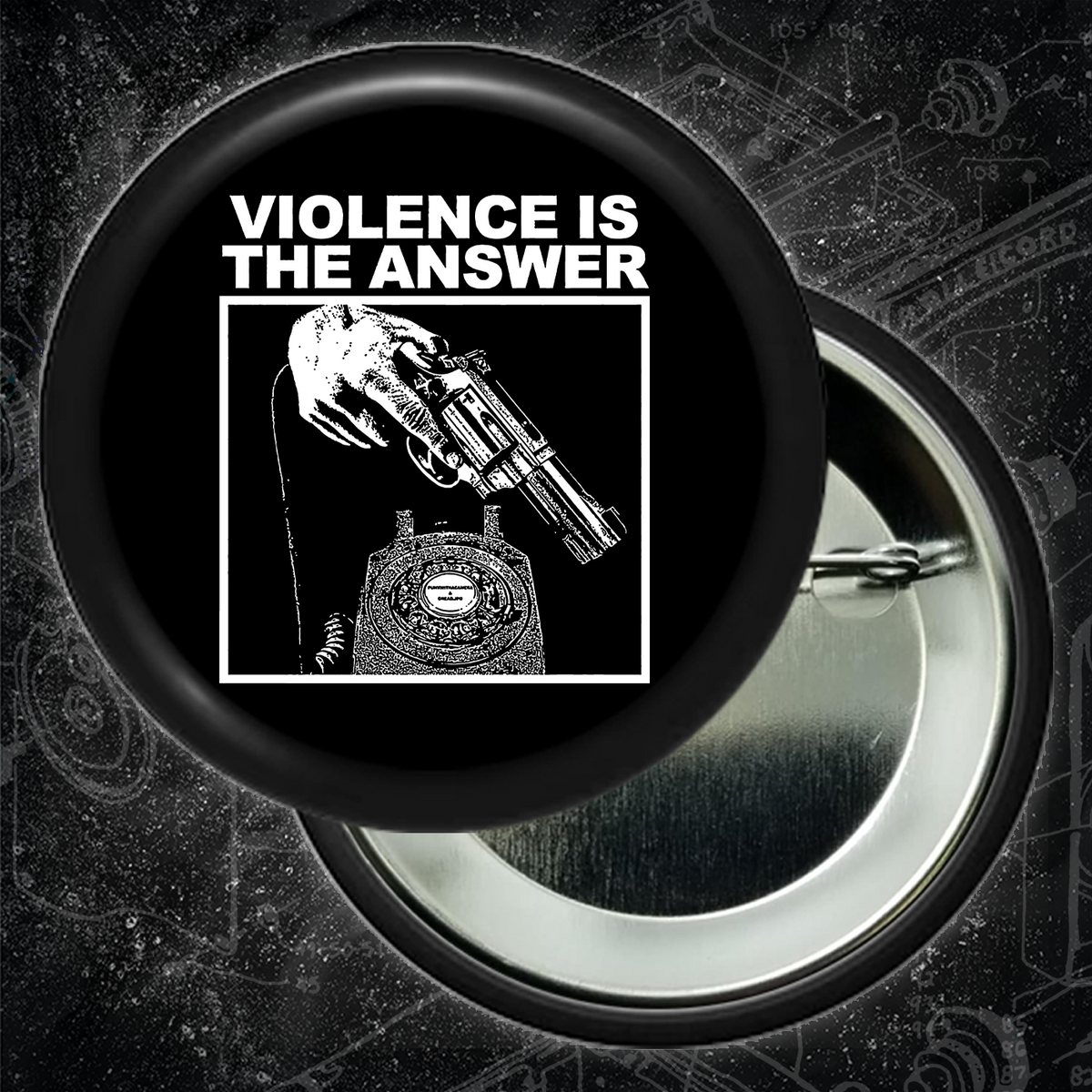 Violence Is The Answer - Buttons (1, 1.25, 1.5, & 2.25 Inch)