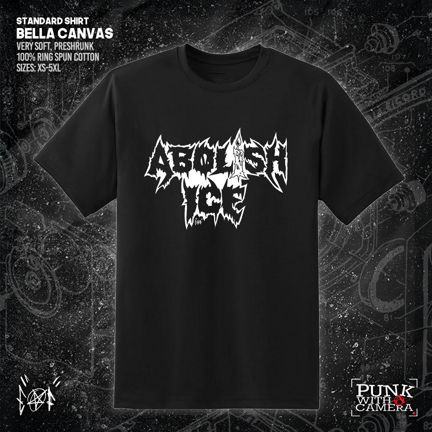 Abolish Ice Metal Font - Era Ov Failure - Mutual Aid Design