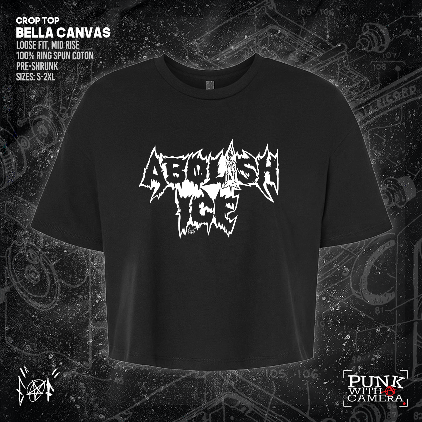 Abolish Ice Metal Font - Era Ov Failure - Mutual Aid Design
