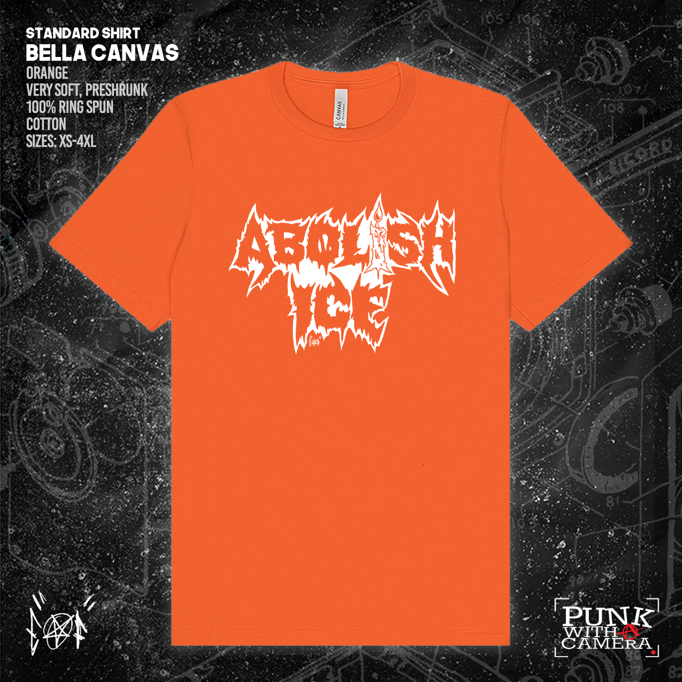 Abolish Ice Metal Font - Era Ov Failure - Mutual Aid Design