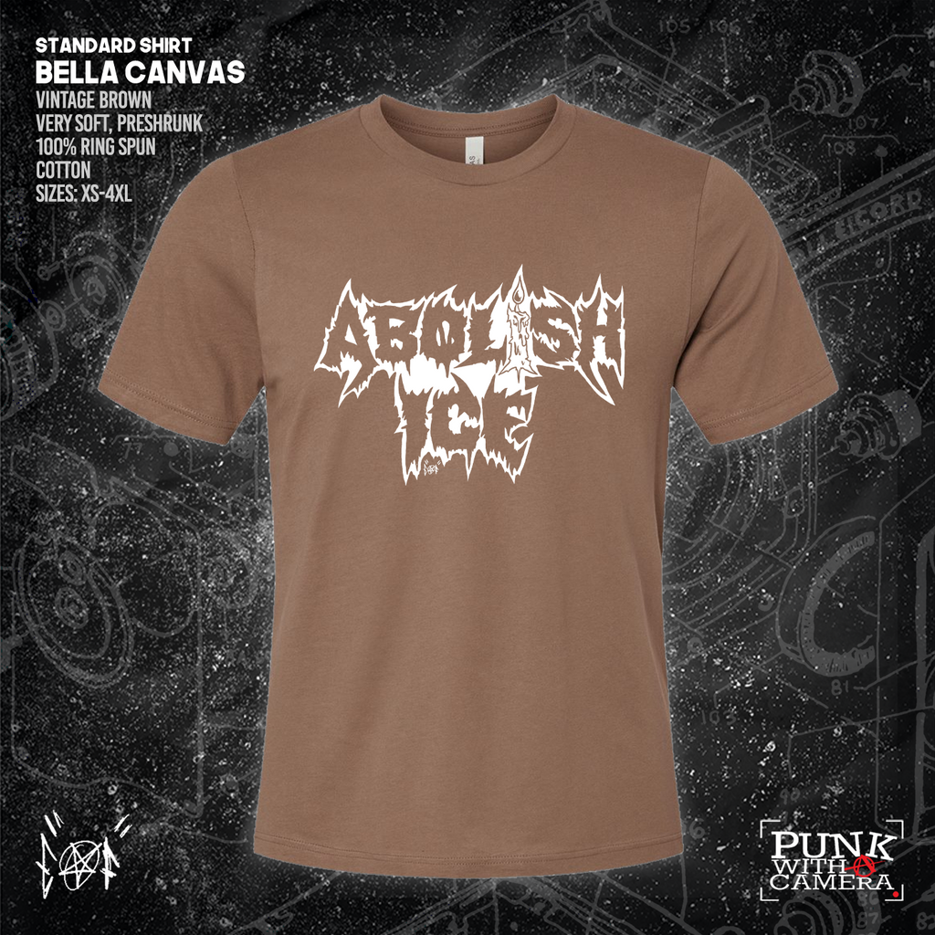 Abolish Ice Metal Font - Era Ov Failure - Mutual Aid Design