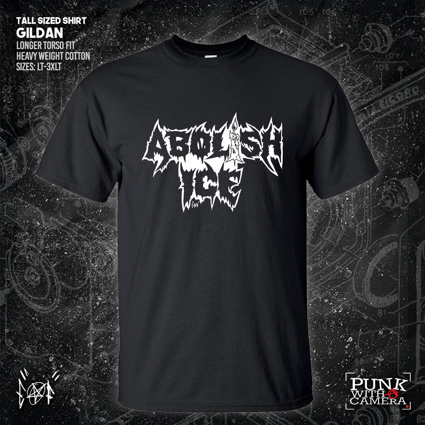 Abolish Ice Metal Font - Era Ov Failure - Mutual Aid Design