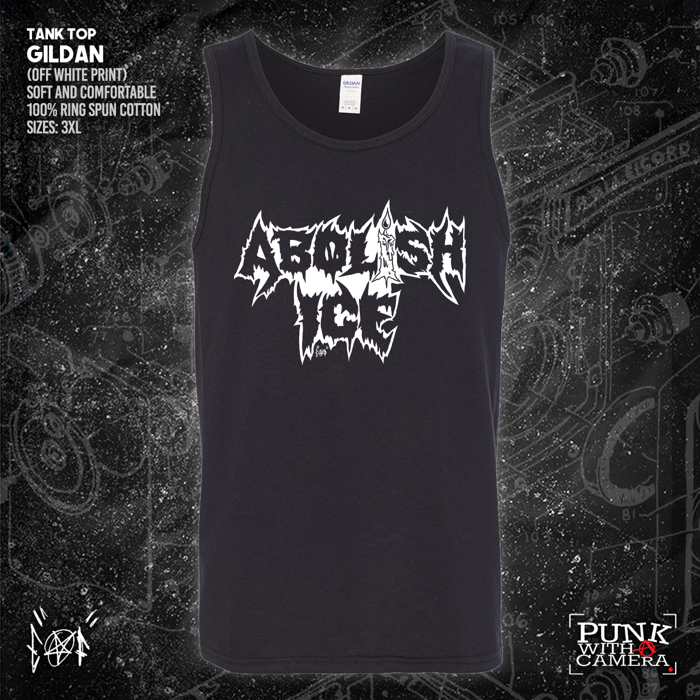 Abolish Ice Metal Font - Era Ov Failure - Mutual Aid Design