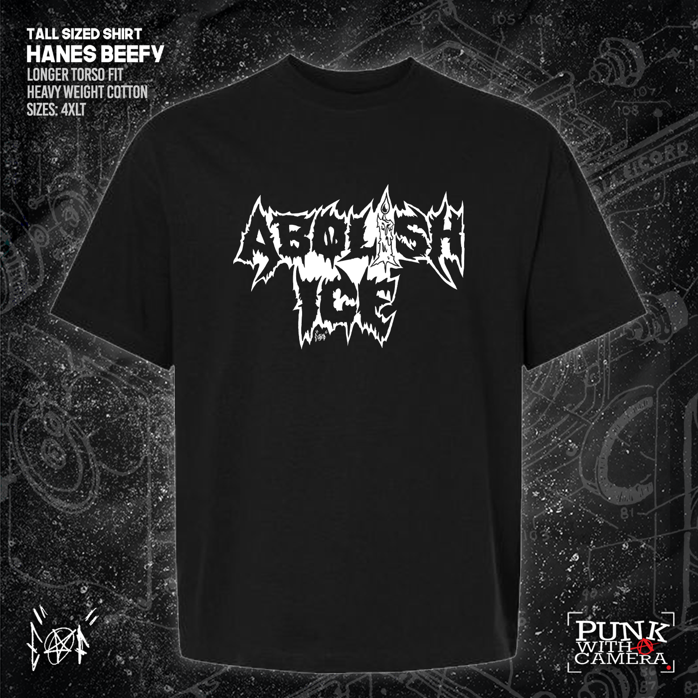 Abolish Ice Metal Font - Era Ov Failure - Mutual Aid Design