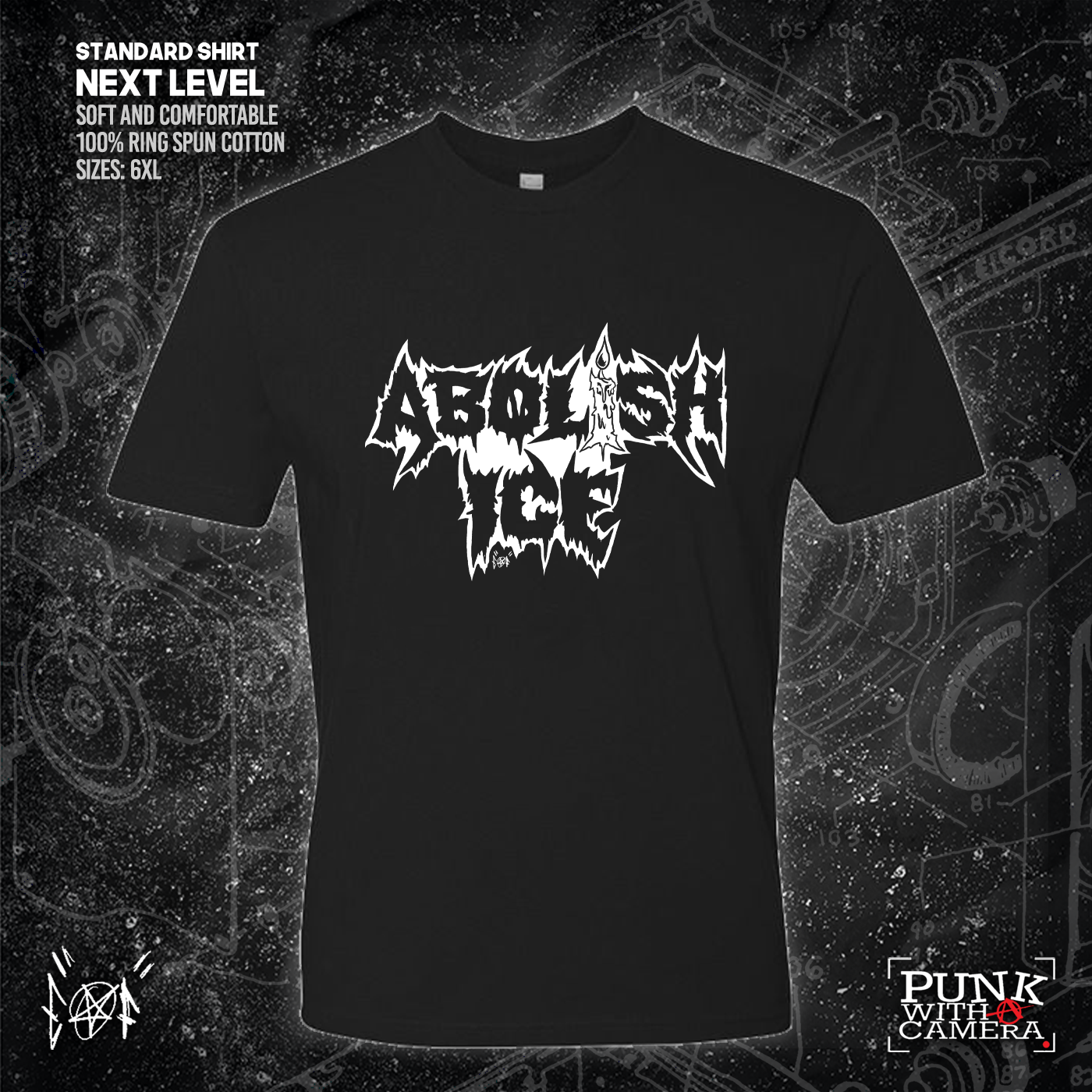 Abolish Ice Metal Font - Era Ov Failure - Mutual Aid Design