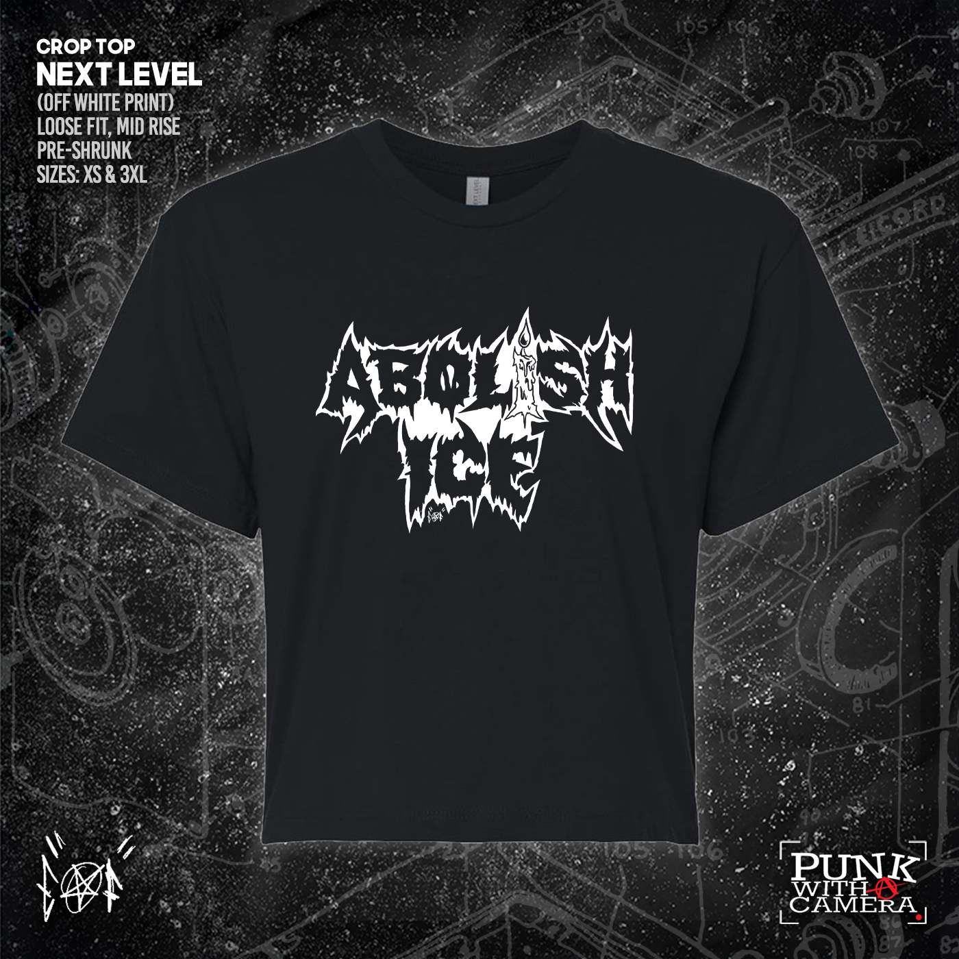 Abolish Ice Metal Font - Era Ov Failure - Mutual Aid Design