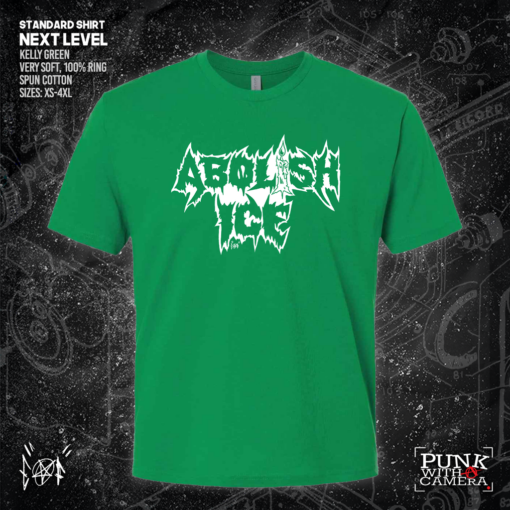 Abolish Ice Metal Font - Era Ov Failure - Mutual Aid Design